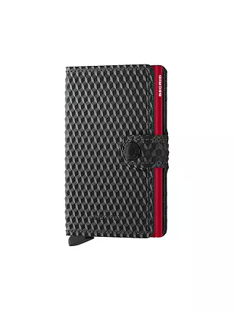 SECRID | Geldbörse - Miniwallet Cubic Black Red | 